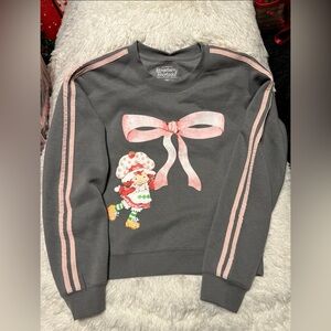 Strawberry Shortcake Pink Bow Sweatshirt